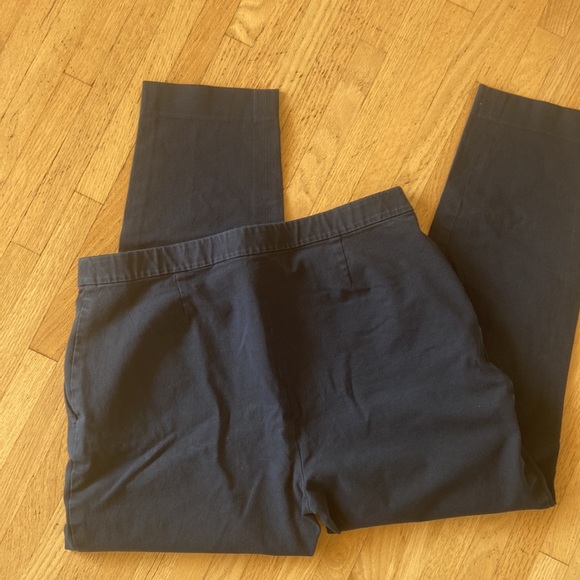 Theory Blue Cropped Pixie Pant Size 12 - Picture 3 of 3
